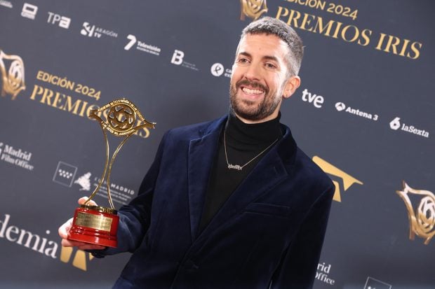 David Broncano en el photocall de los Premios Iris 2025. (Foto: Gtres)