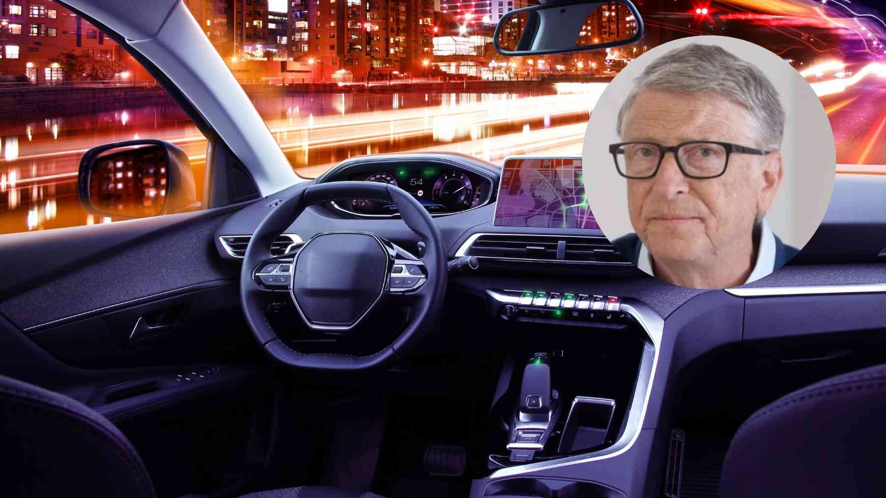 Bill Gates y coches