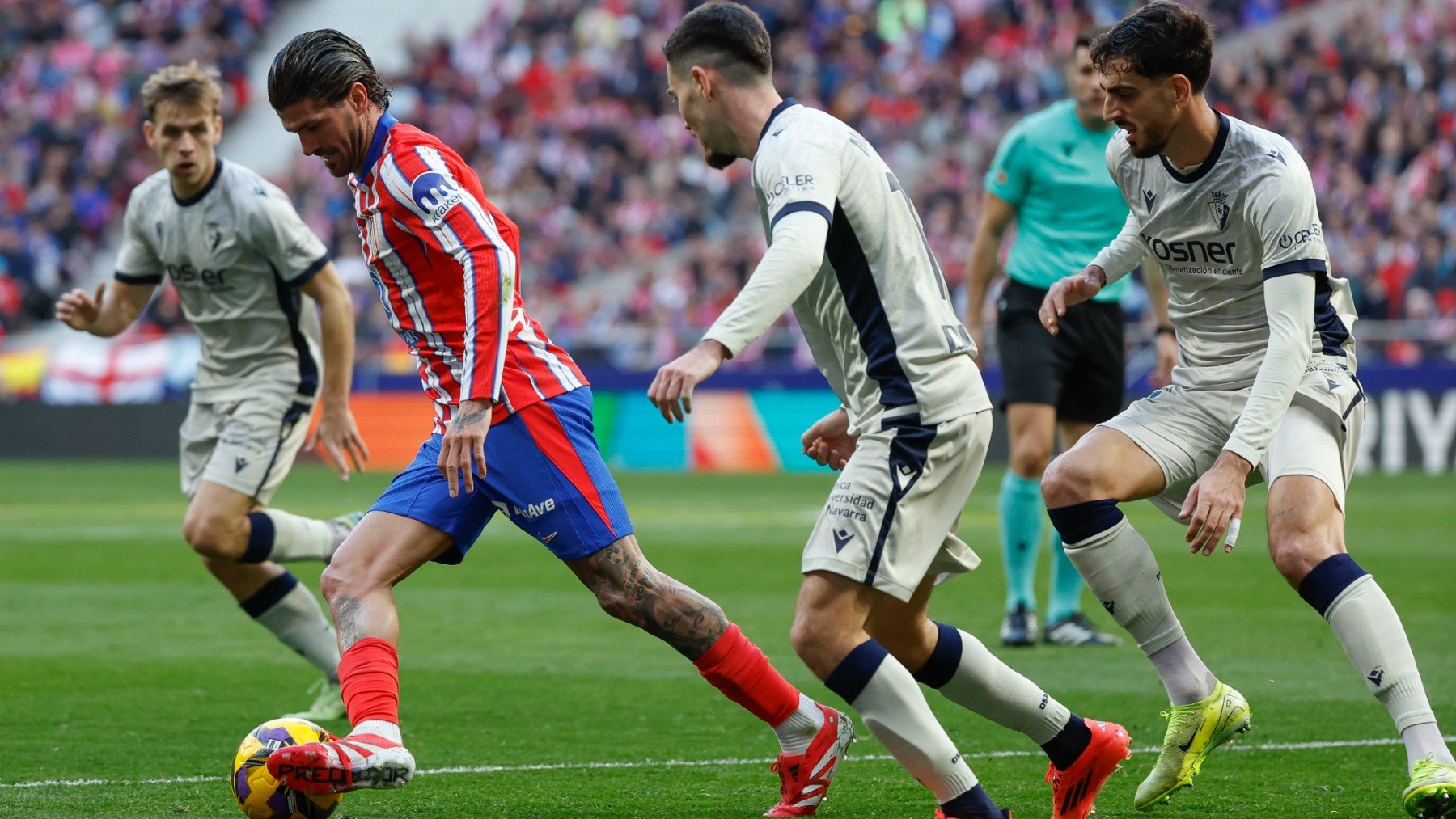 El Atlético de Madrid se midió a Osasuna el pasado fin de semana. (EFE)