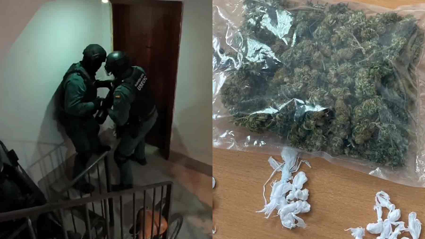 La Guardia Civil desarticula en Sa Pobla un grupo criminal dedicado al tráfico de drogas.