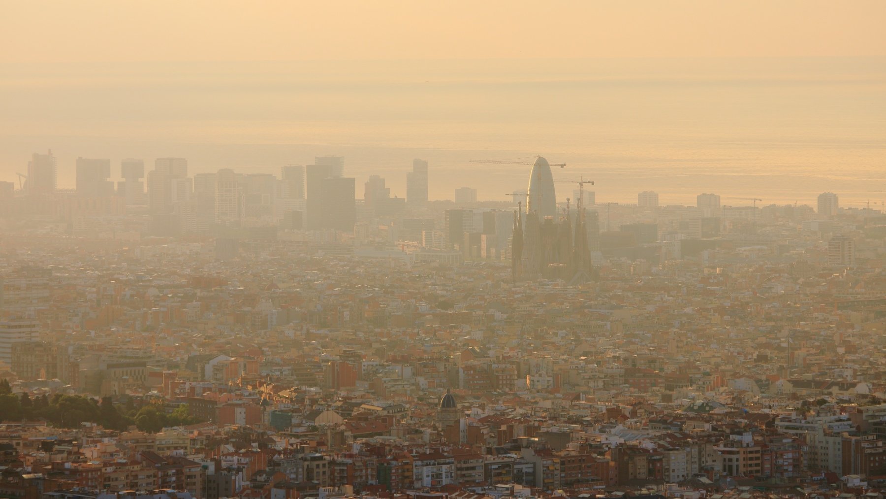 Imagen de la ciudad de Barcelona en 2018