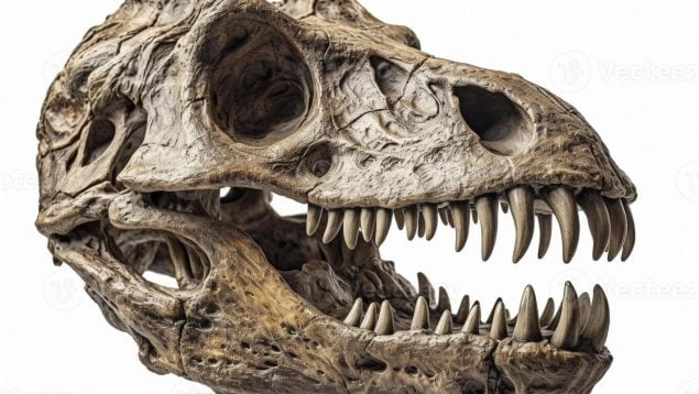 Hallazgo científico de un cráneo de dinosaurio, descubren una nueva especie de dinosaurio en China, hallan un nuevo dinosaurio descomunal en Asia.