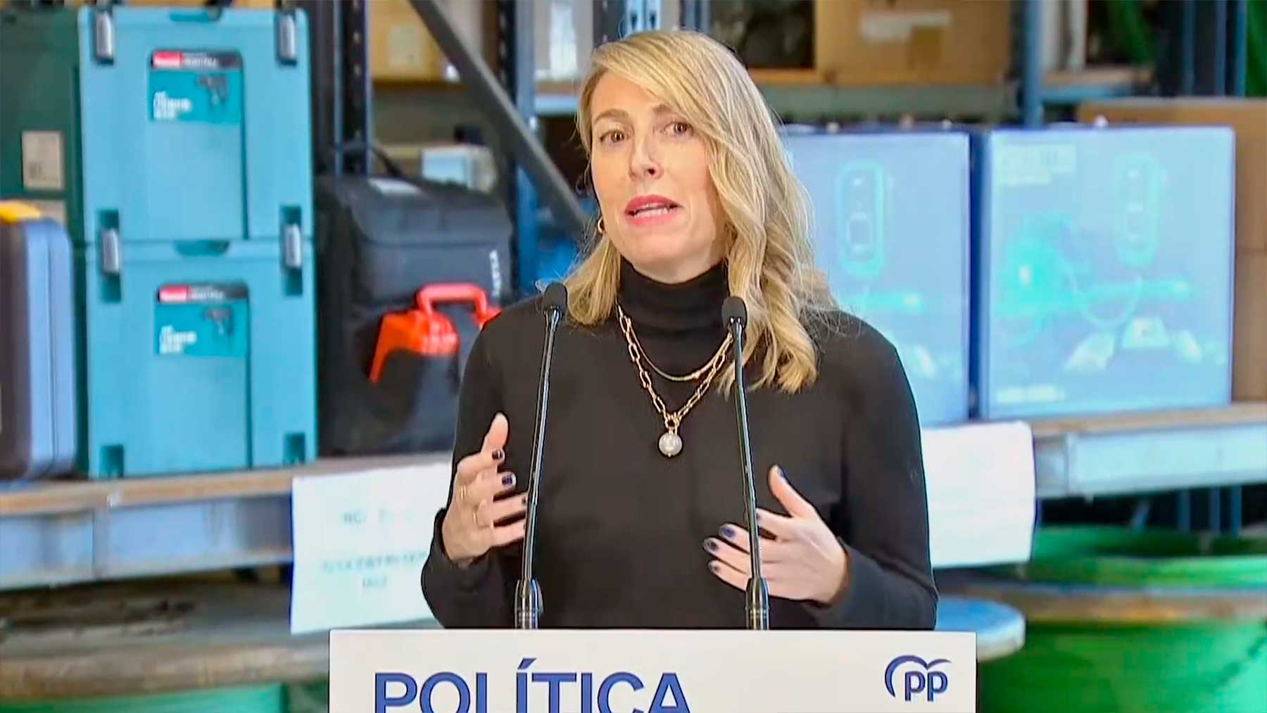 La presidenta de Extremadura, María Guardiola.