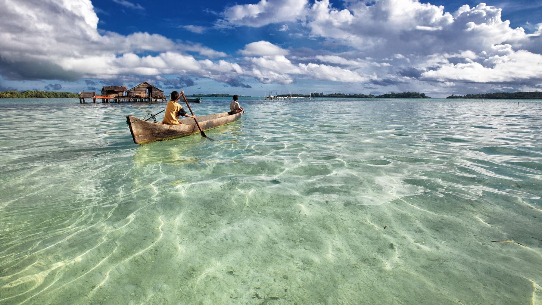 Playa de Indonesia.