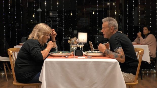 Josefa y Antonio en First Dates. (Mediaset)