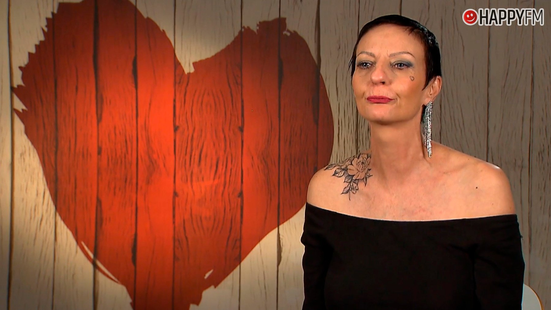 Raquel en First Dates. (Mediaset)