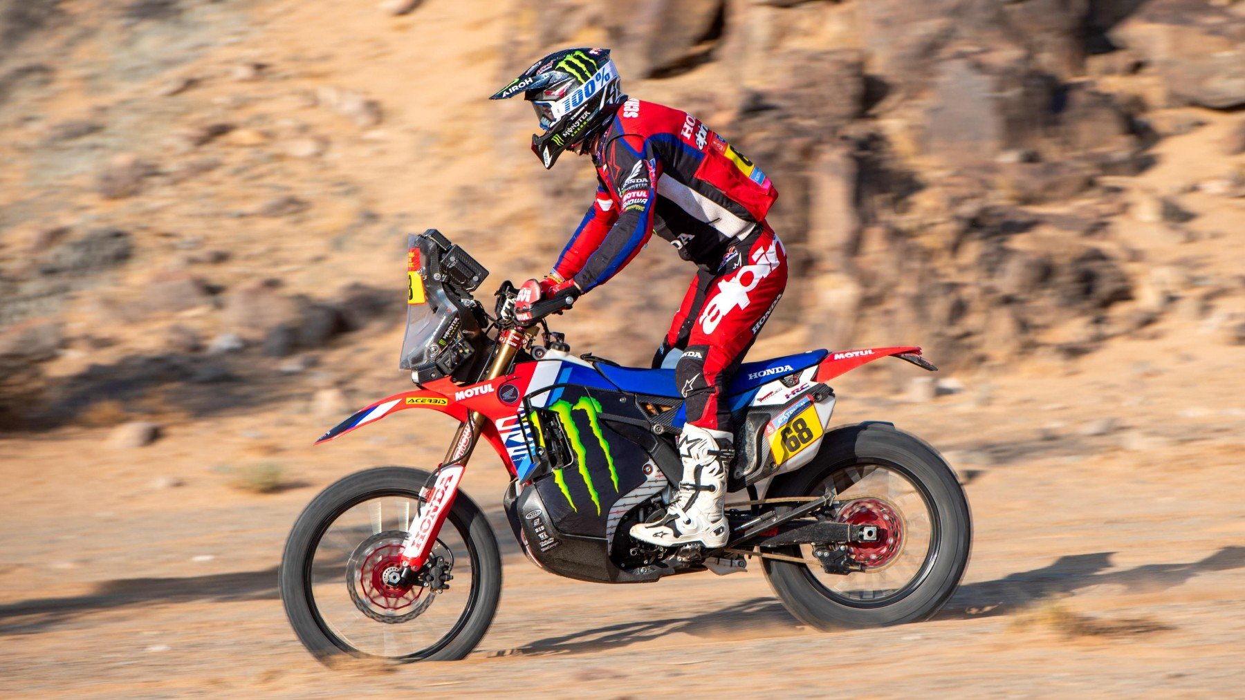 Tosha Schareina, en el Dakar. (EFE)