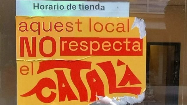 Hablamos Español, Mallorca comercios catalán