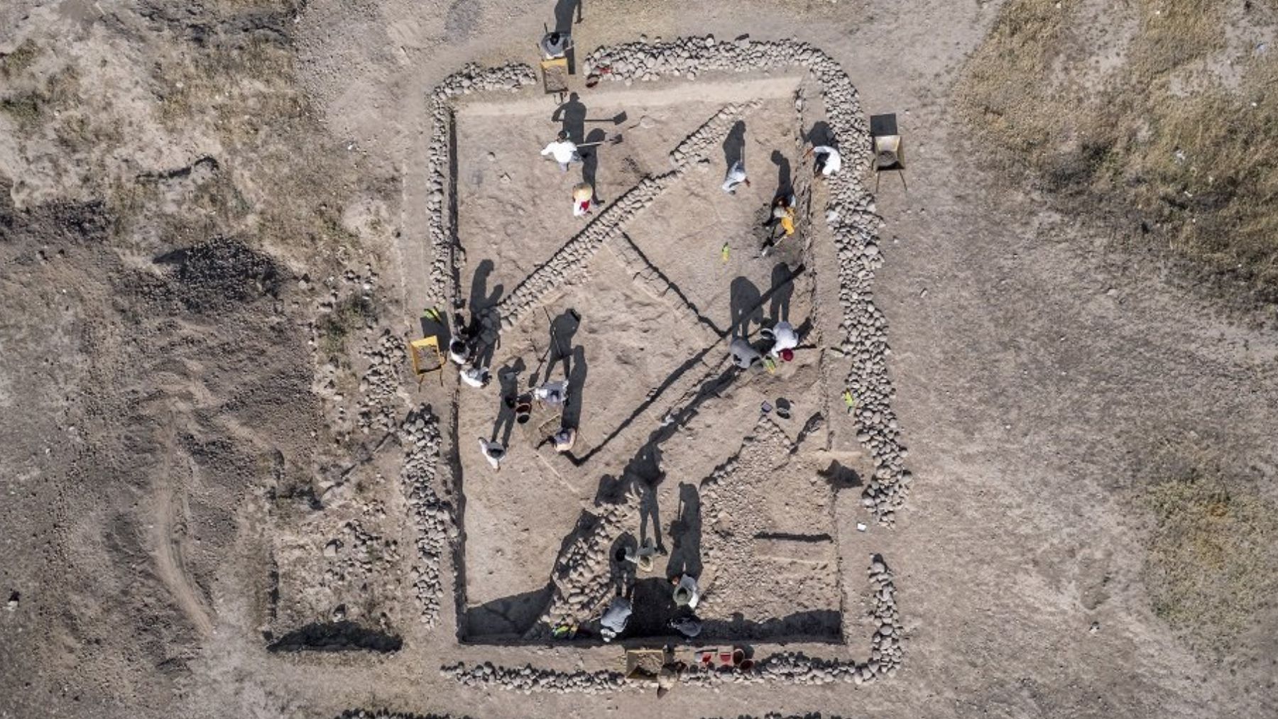 Descubrimiento en el  yacimiento de Asingeran. Foto: Universidad de Udine