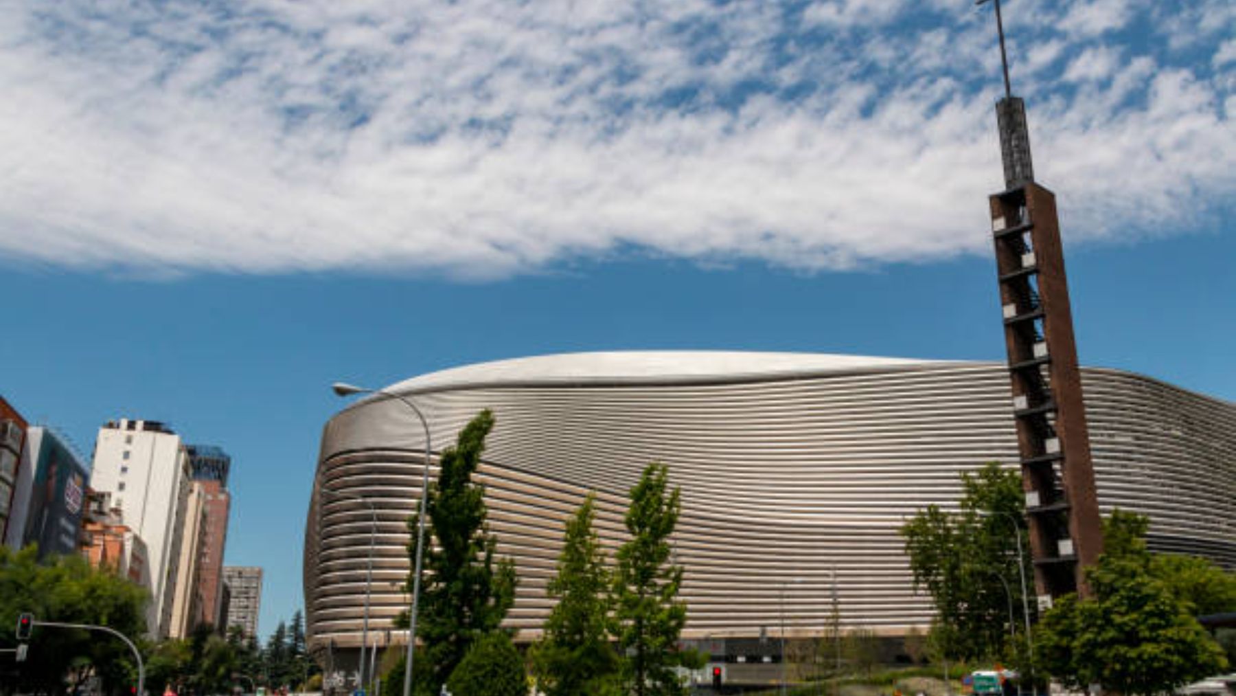 Fachada del Santiago Bernabéu