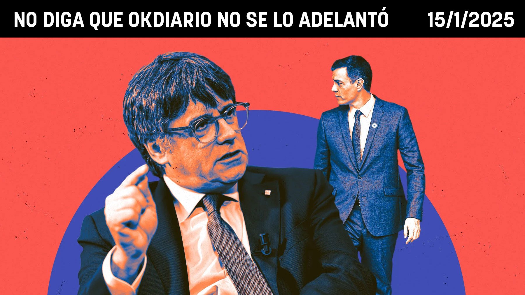 Carles Puigdemont y Pedro Sánchez.