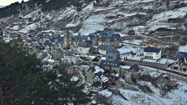 Pueblo, Valle de Arán, Lérida, Cataluña