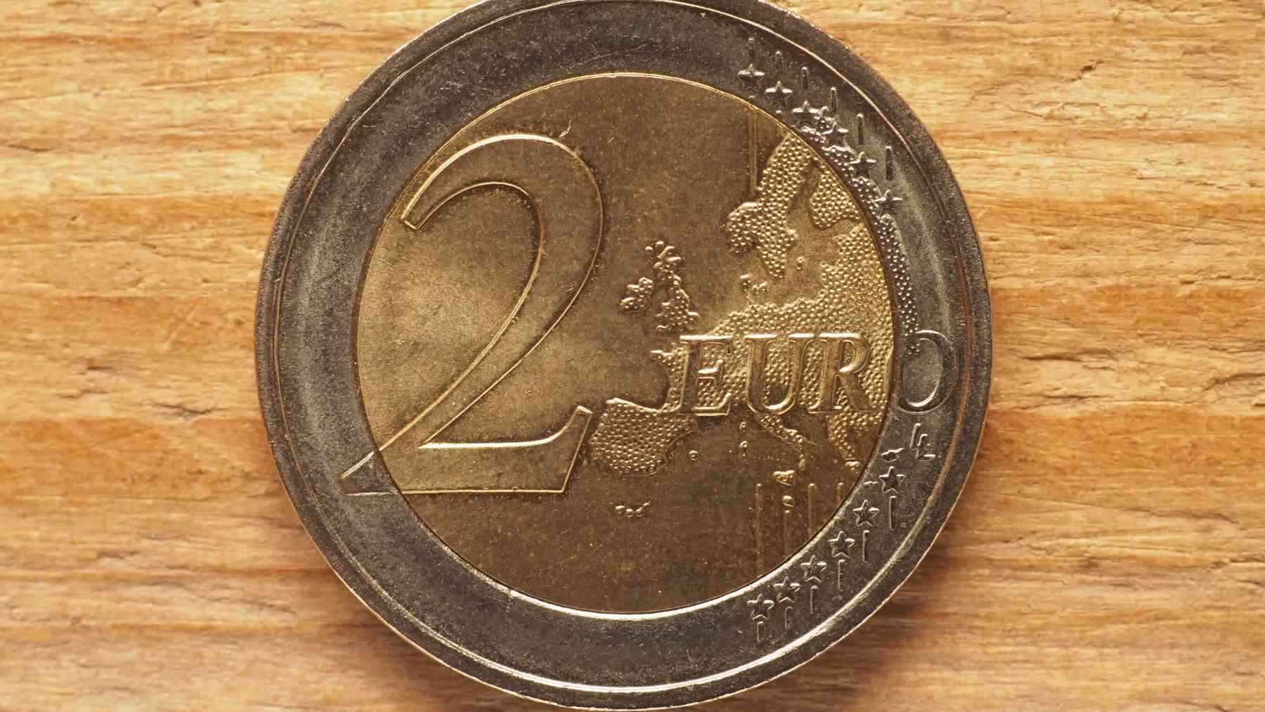 Moneda de 2 euros.