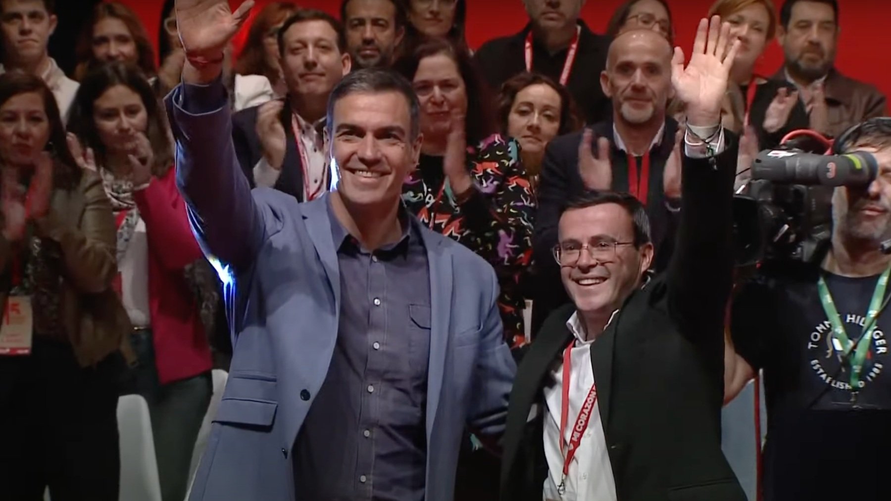 Pedro Sánchez y Miguel Ángel Gallardo.