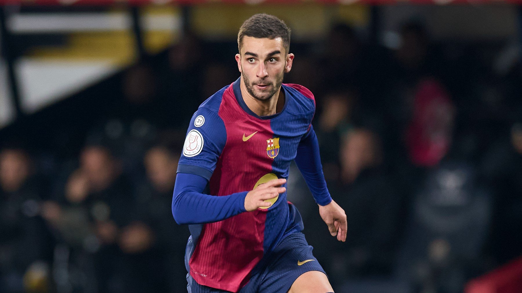 Ferran Torres, durante un partido del Barcelona esta temporada. (EP)