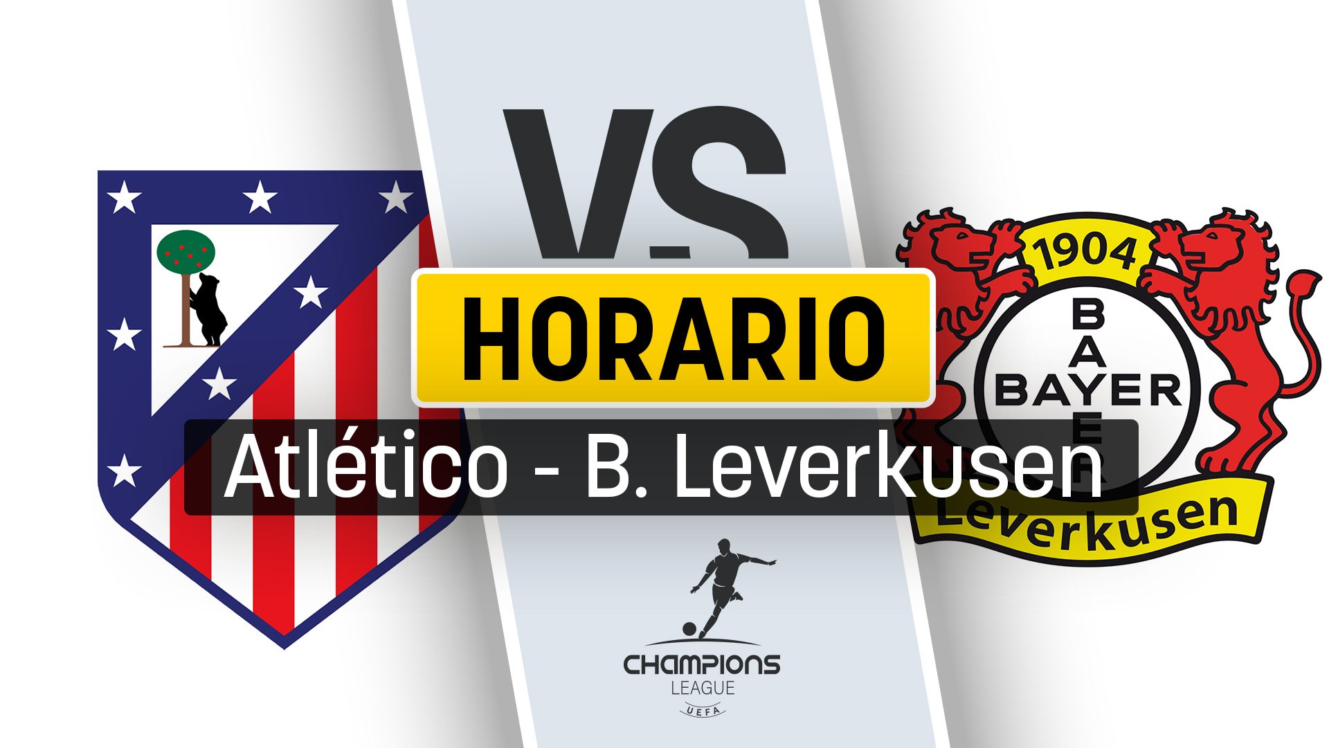 Atlético de Madrid – Bayer Leverkusen: horario y dónde ver en directo y por TV el partido de la Champions League.