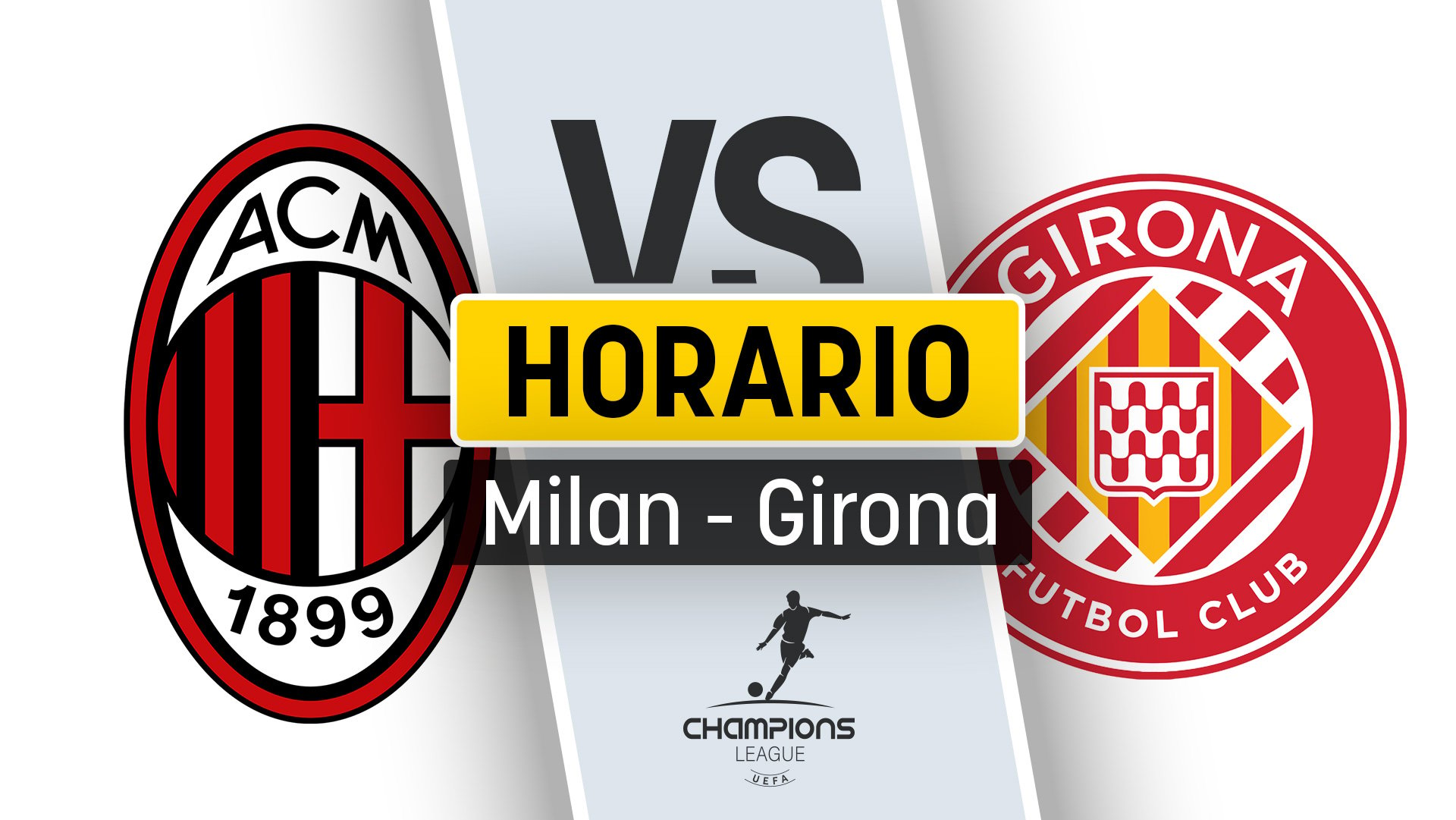 Milan – Girona: horario, dónde ver gratis y a que hora es el partido de la Champions League.