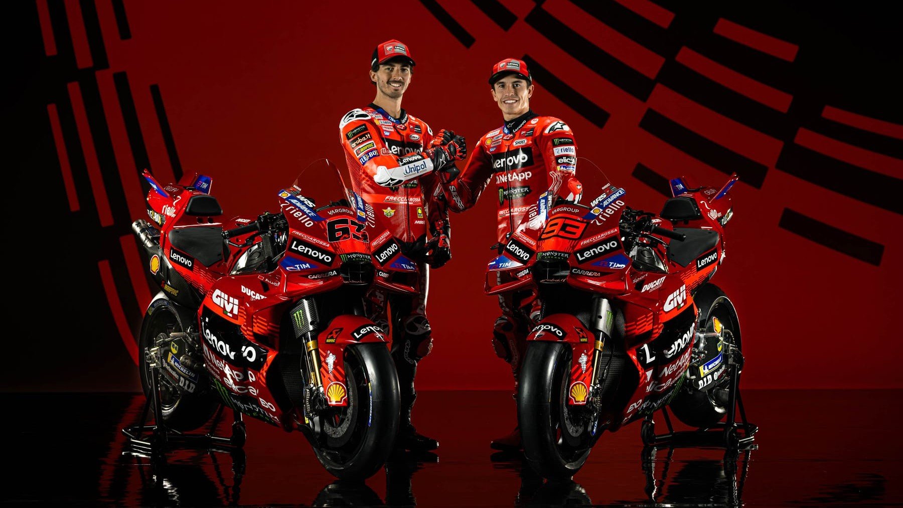 Marc Márquez, Pecco Bagnaia, Ducati