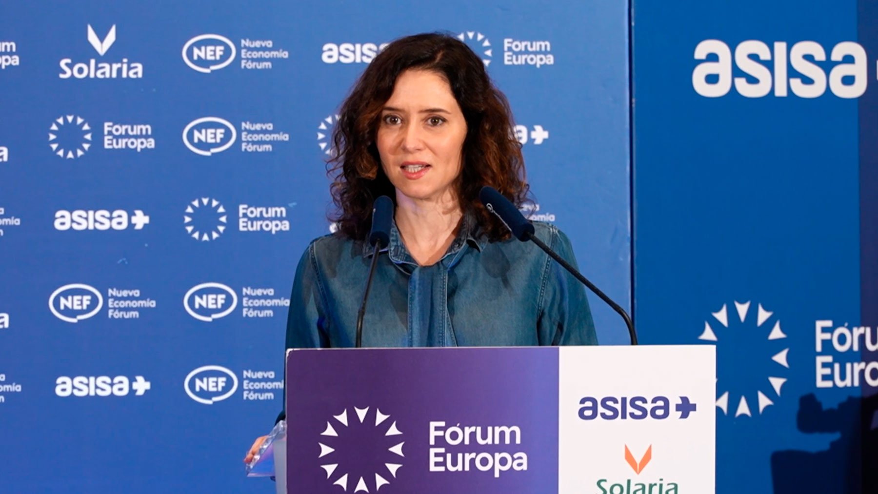 Isabel Díaz Ayuso, presidenta de la Comunidad de Madrid.