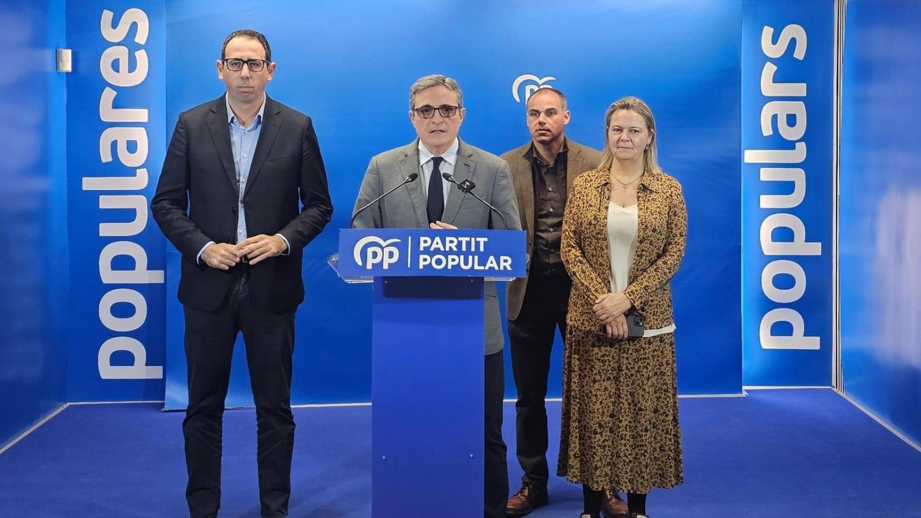 El diputado balear y portavoz adjunto del PP en el Congreso, José Vicente Marí Bosó, en rueda de prensa.