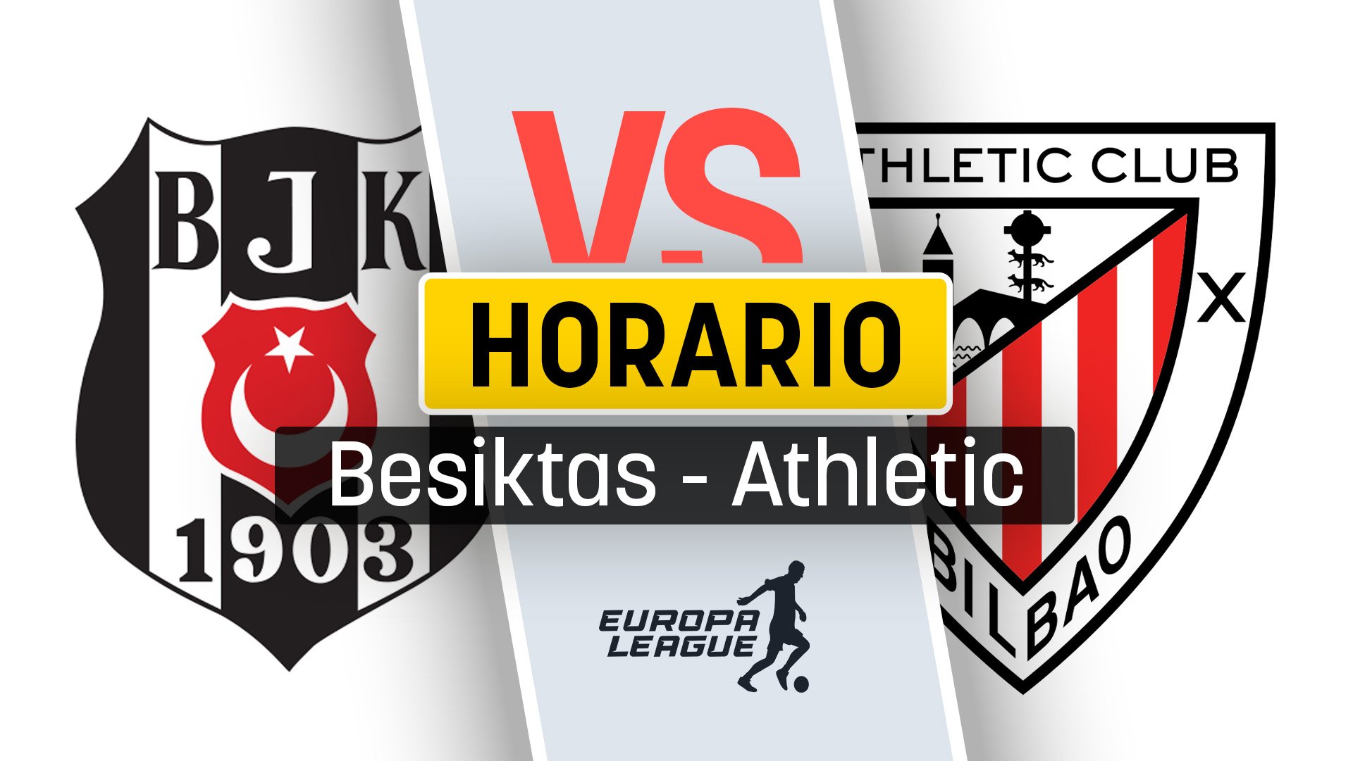 Beşiktaş – Athletic de Bilbao: horario y dónde ver el partido de la Europa League en vivo online.