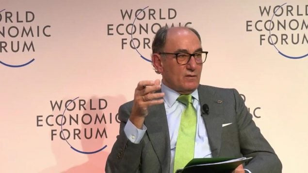 Foro Davos, empresarios españoles, Ignacio Galán, Ana Botín, Imaz, Entrecanales, Reynés