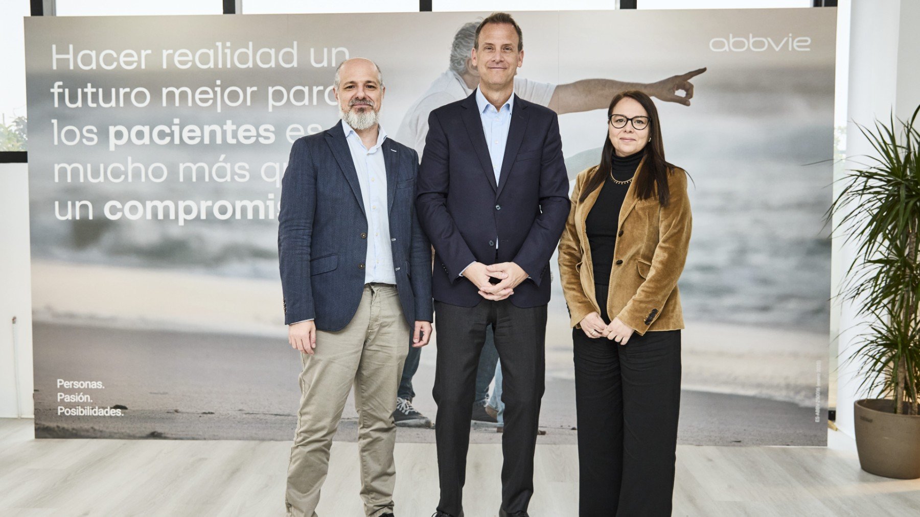 Momento de la presentación del tratamiento en España.