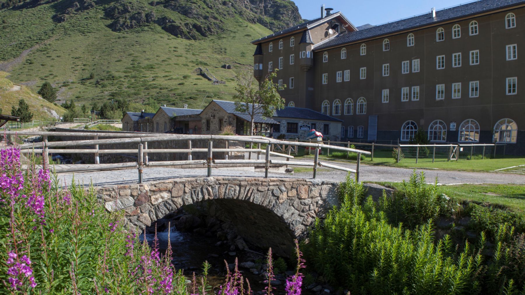 Puente de San Gil en el Valle de Nuria. Foto: Valle de Nuria