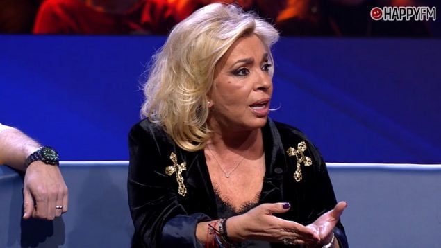 Carmen Borrego en el plató de GH DÚO 3. (Mediaset)