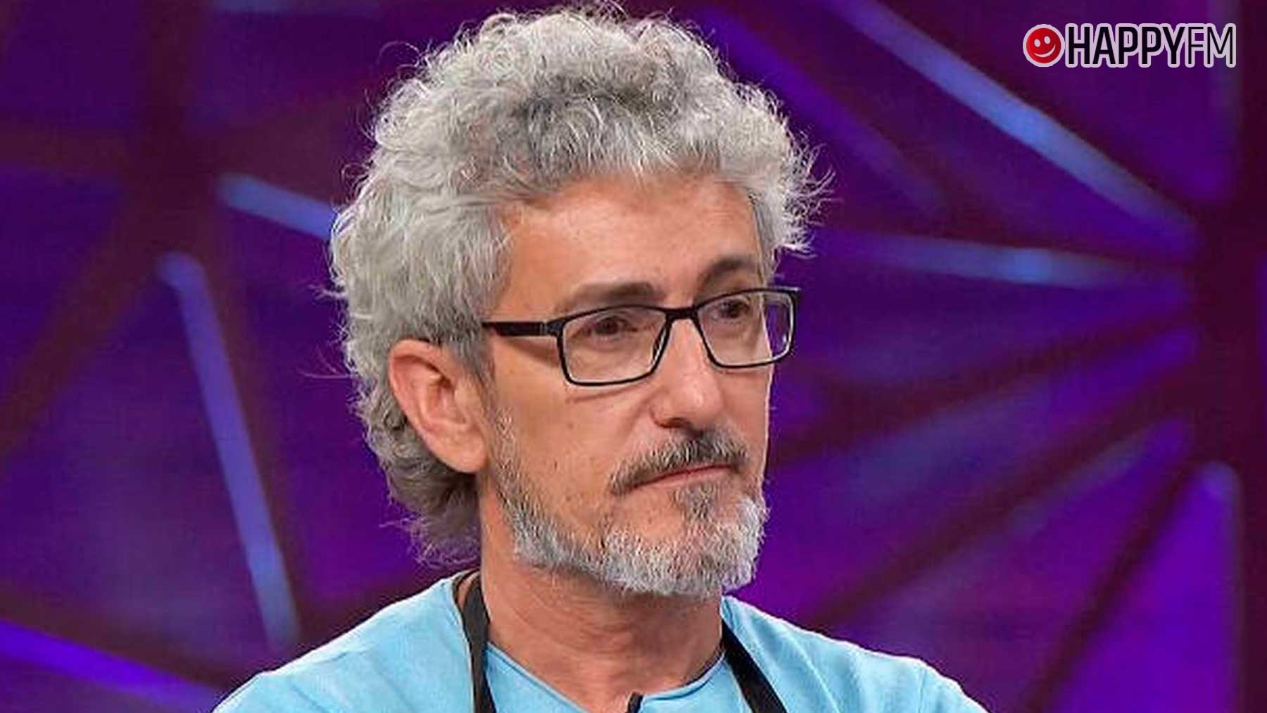 El actor David Fernández durante su paso por ‘MasterChef Celebrity’ (RTVE).