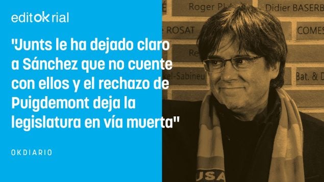 Golpe de realidad de Puigdemont a Sánchez: un Gobierno incapaz de gobernar