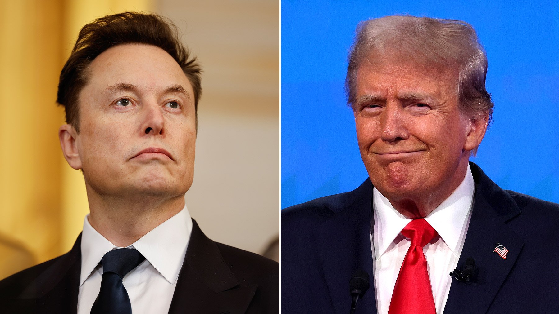 Elon Musk y Donald Trump.