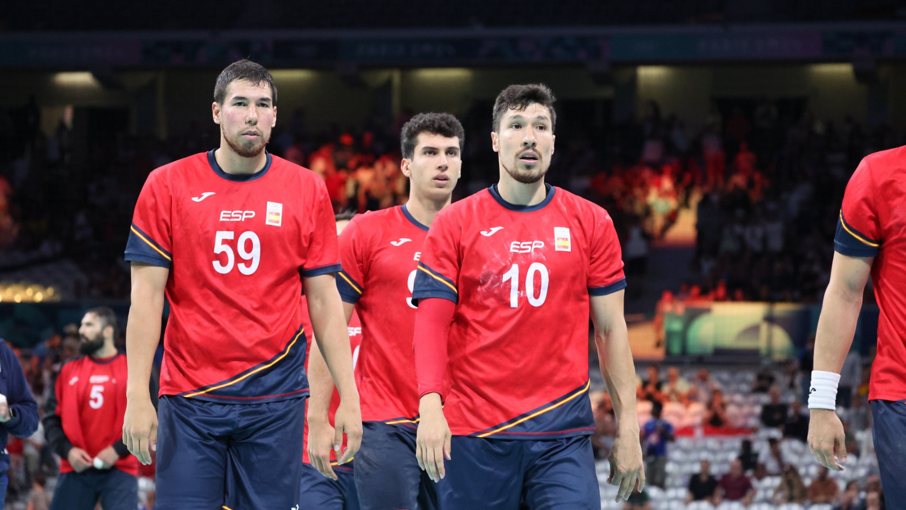 Jugadores de la selección española de balonmano. (EP)