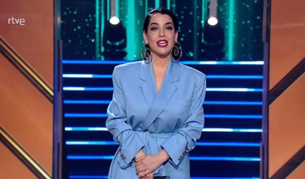 Ruth Lorenzo, presentadora del 'Benidorm Fest 2025'. (RTVE)