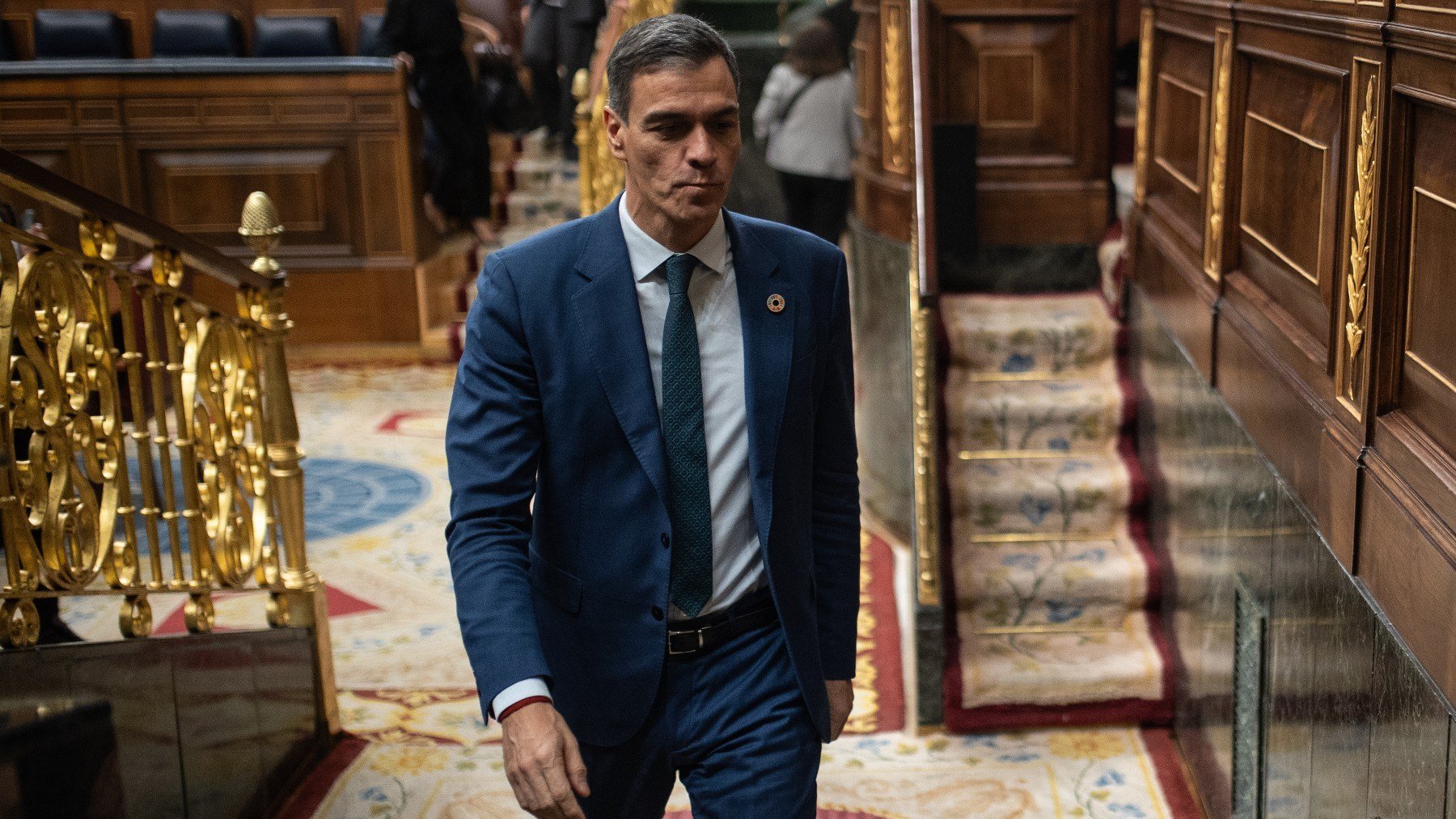 Sánchez en el Congreso. (Foto: EP)