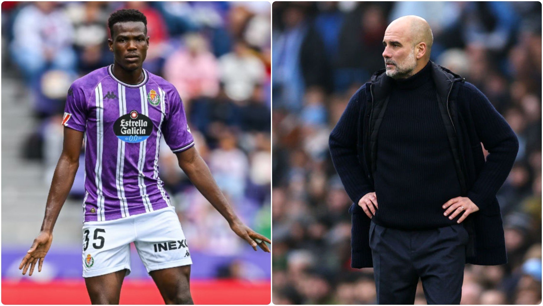 El Valladolid anunció acciones legales por la salida de Juma Bah al Manchester City.