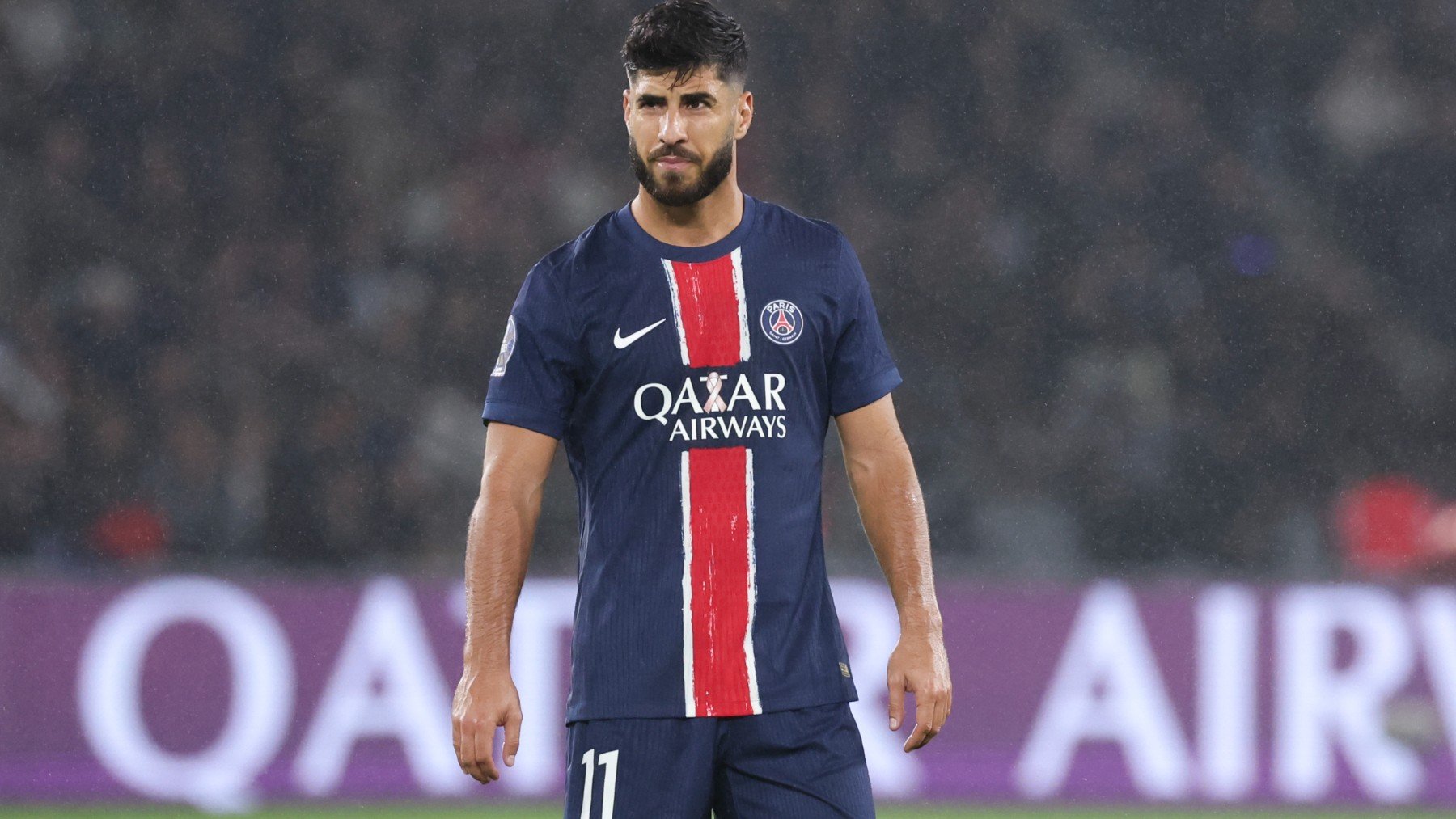 Asensio en un partido con el PSG. (Getty)