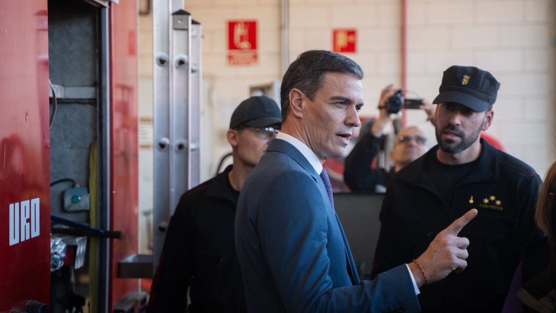 Pedro Sánchez en una reciente estancia en Valencia.