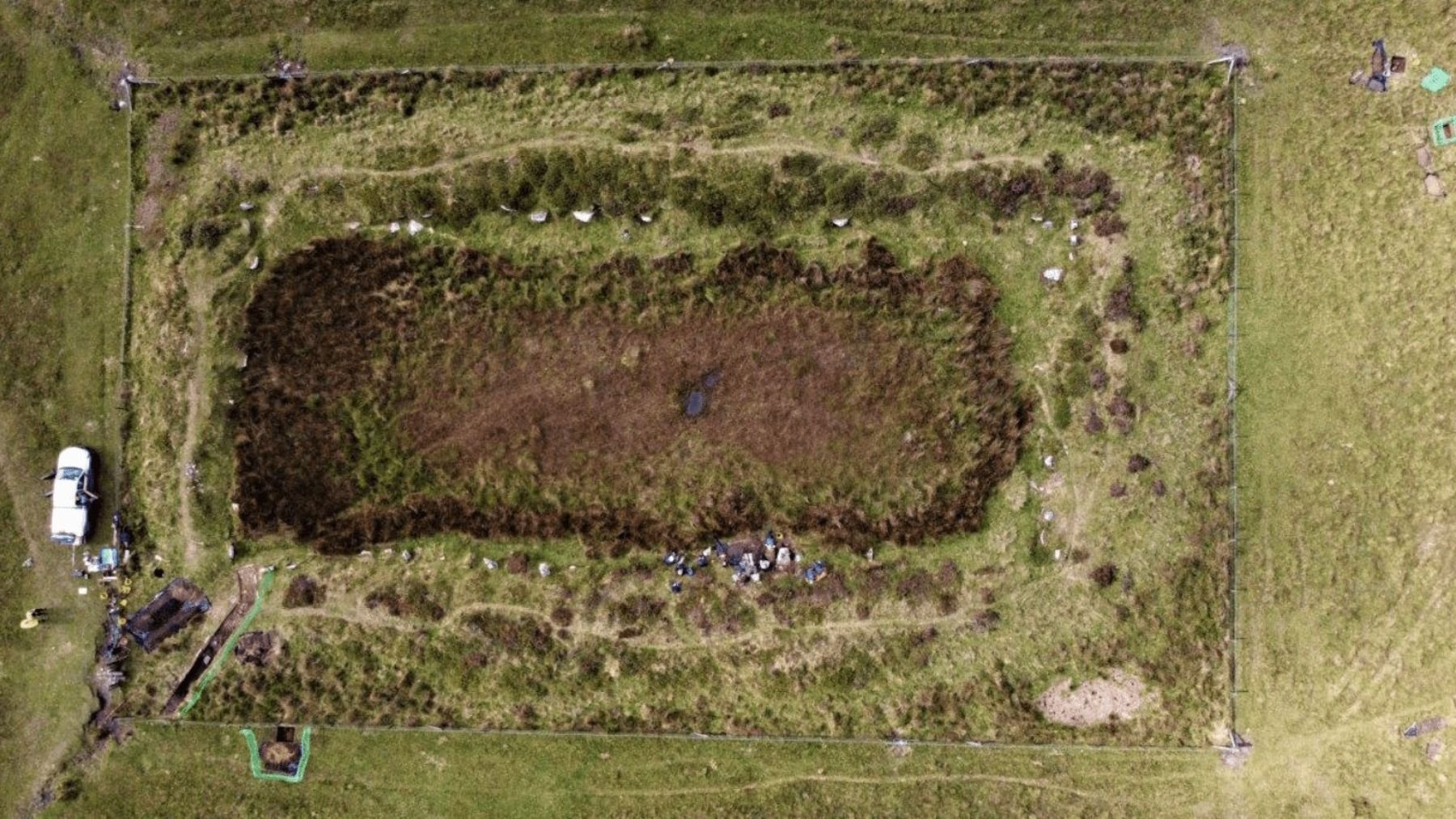 Salón del rey Arturo en Bodmin Moor en Cornualles. Foto: The History Blog