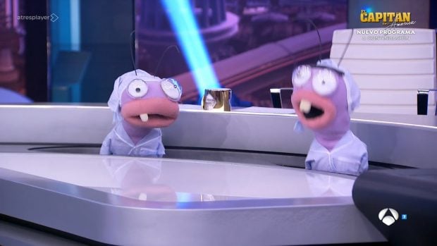 Las hormigas Trancas y Barrancas en el plató de El Hormiguero (Atresmedia).