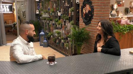 José Manuel y Stephanie en 'First Dates'. (Mediaset)