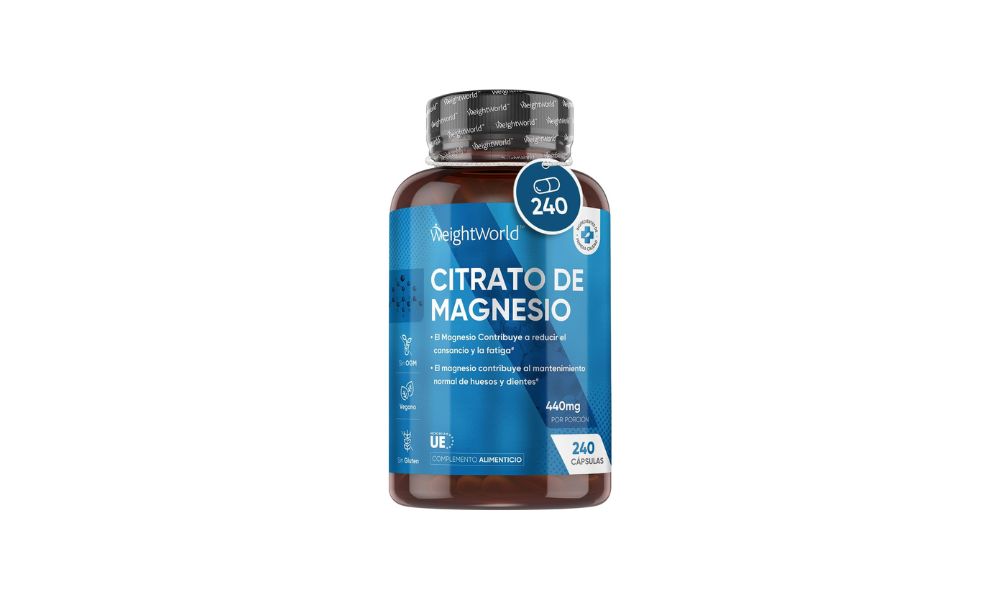 Citrato de Magnesio 1480 mg WeightWorld