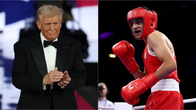 Donald Trump, Imane Khelif, boxeo