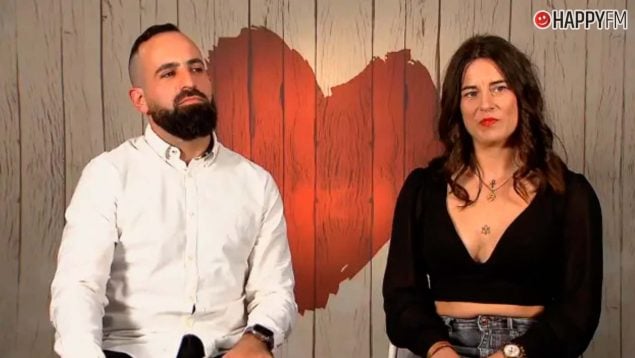 José y Stephanie, participantes de First Dates. (Mediaset)