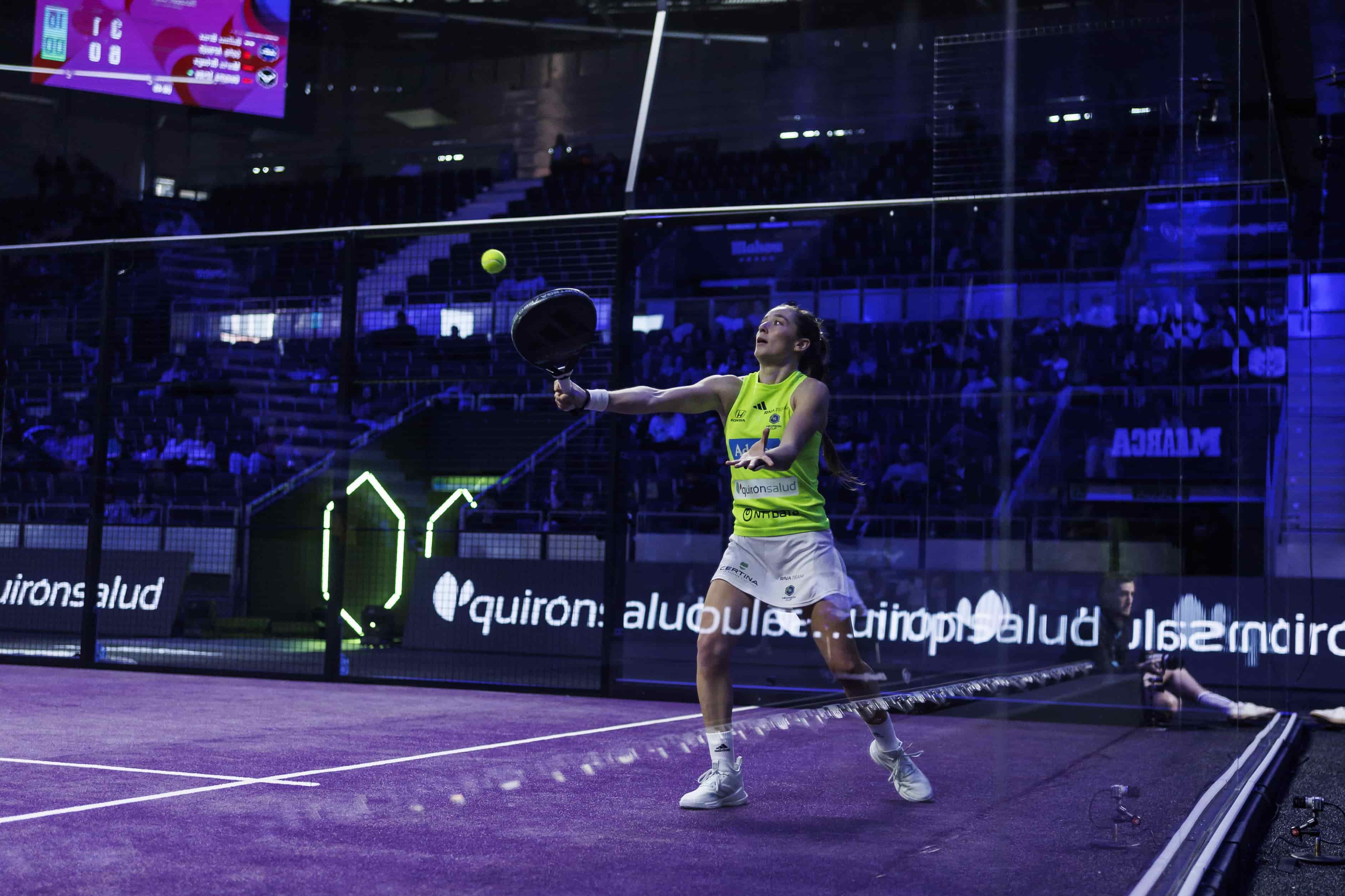 Marta Ortega durante su participación en la pasada Hexagon Cup @Quirónsalud