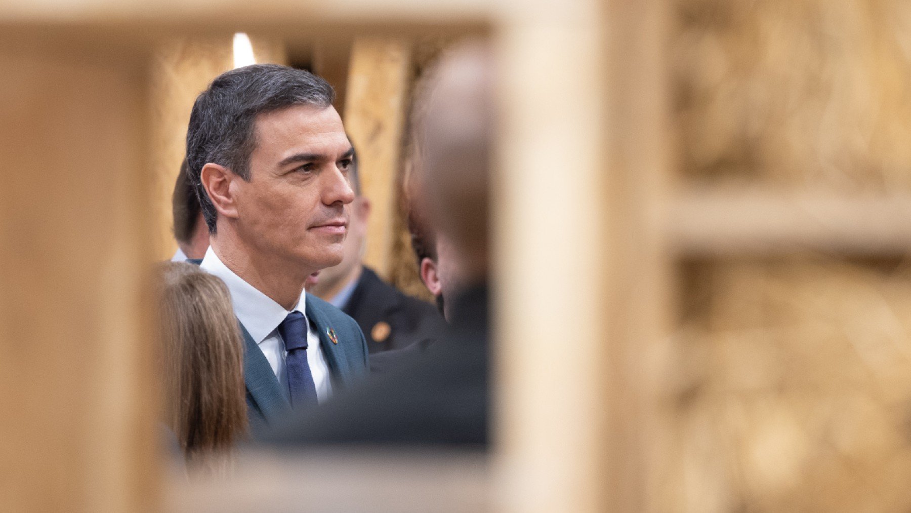 Pedro Sánchez en su visita a Fitur, este viernes.