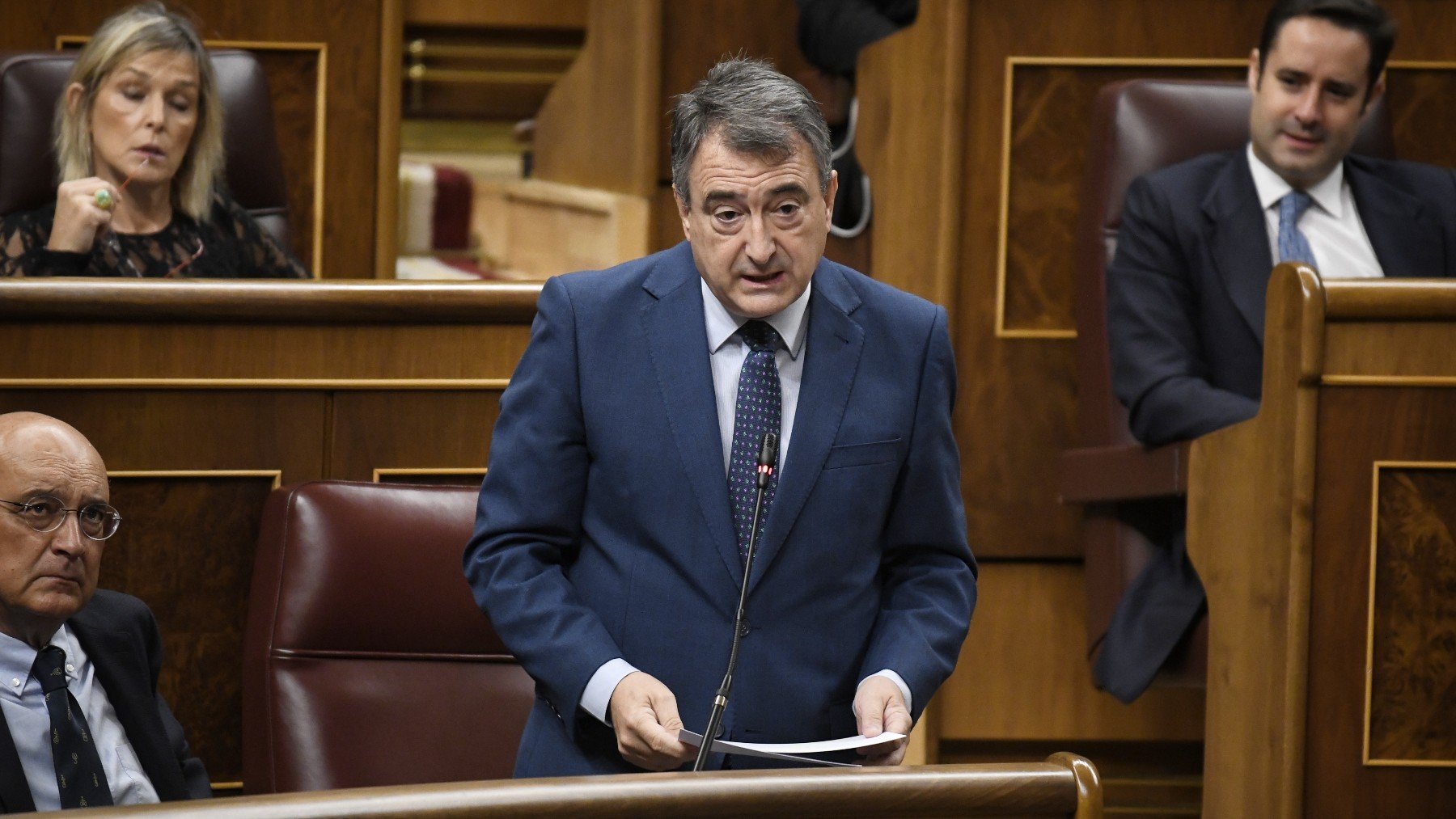 Aitor Esteban, portavoz del PNV en el Congreso. (Foto: EP)