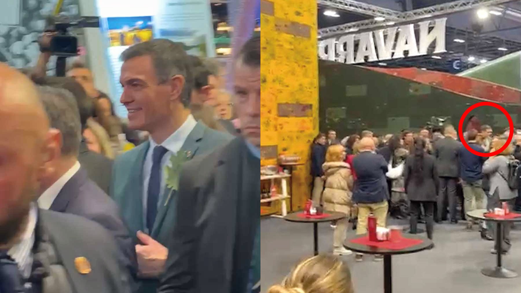 Imágenes de Pedro Sánchez en Fitur.