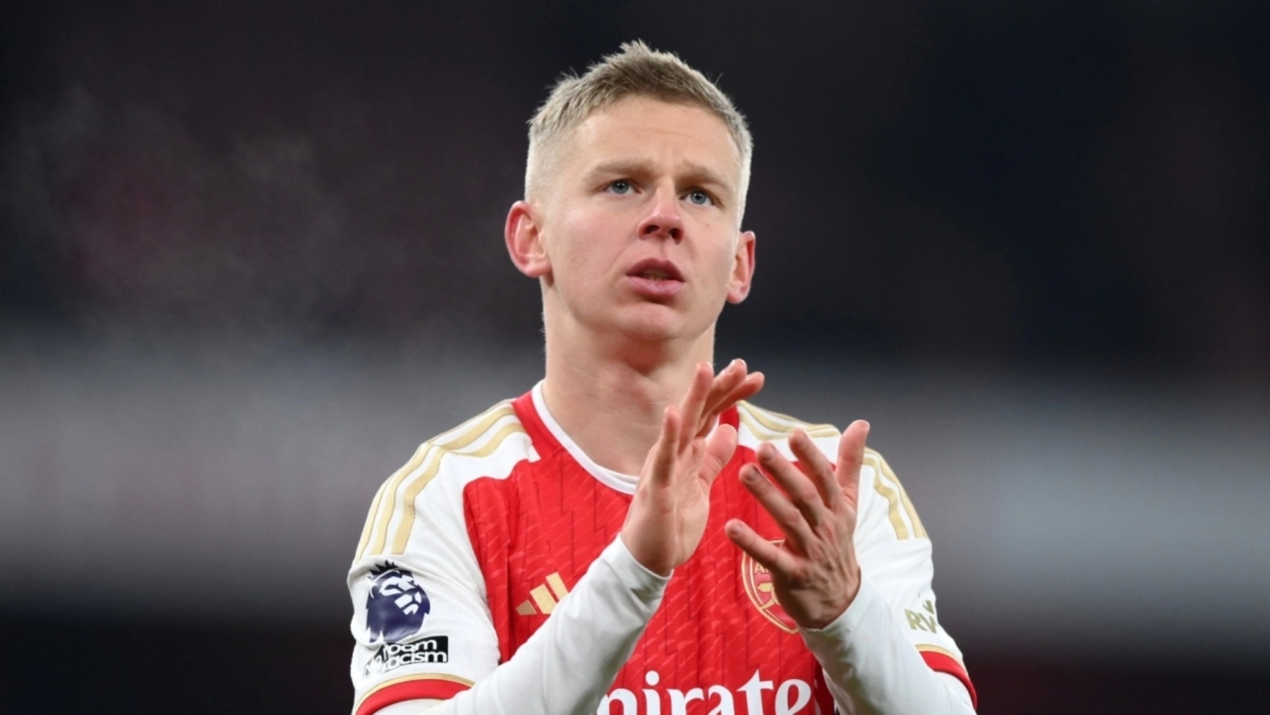 Zinchenko, con el Arsenal