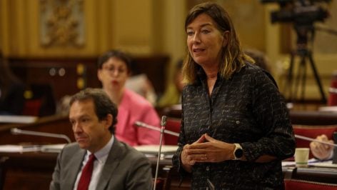 La diputada socialista Patricia Gómez en el Parlament.